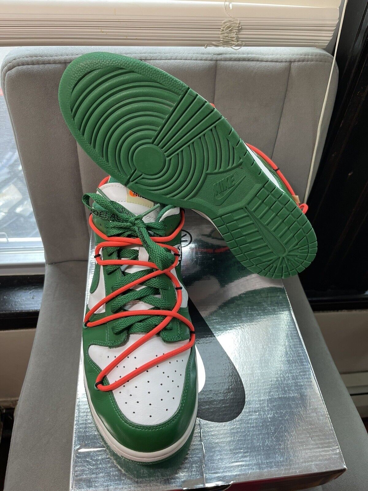 Nike Dunk Low x OFF-WHITE Pine Green 2019